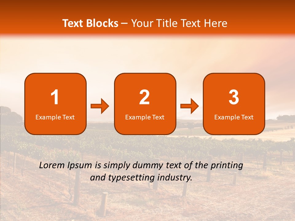 Valley Green Sky PowerPoint Template