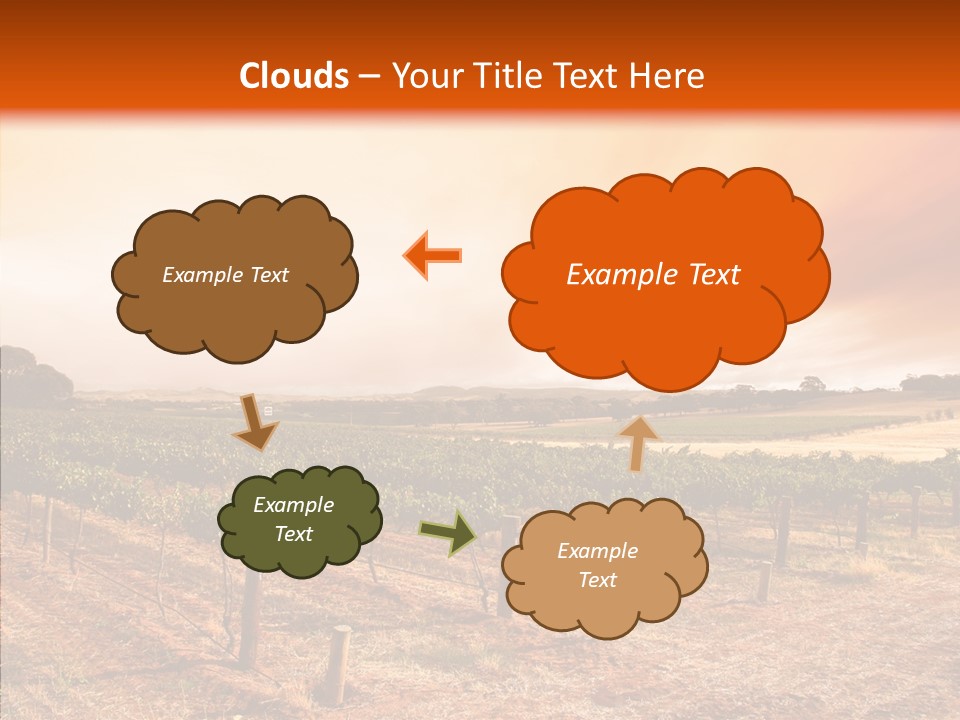 Valley Green Sky PowerPoint Template
