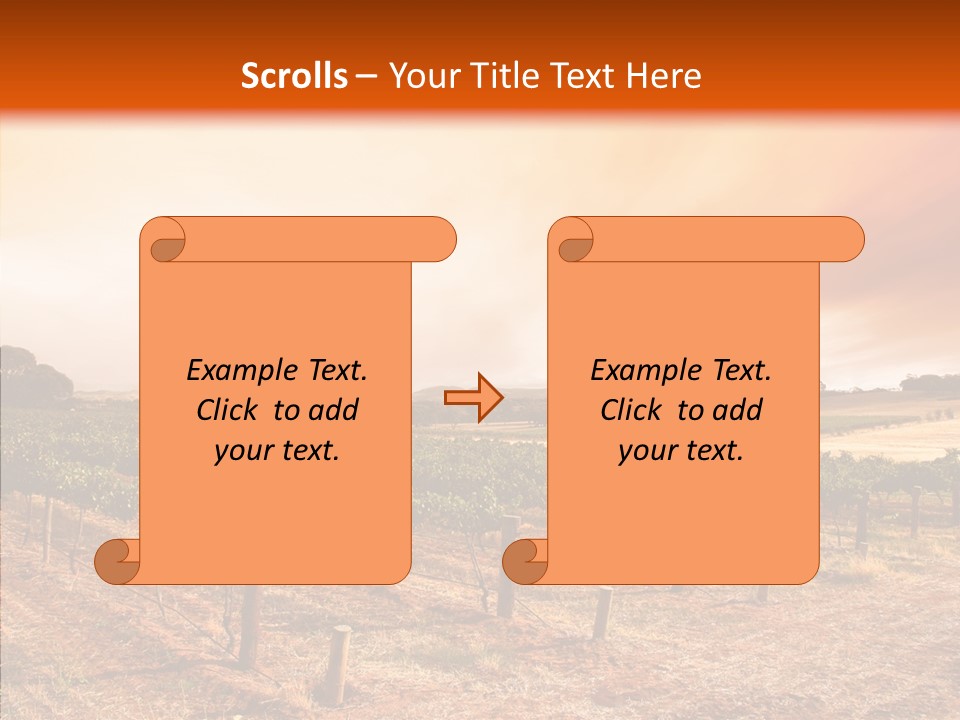 Valley Green Sky PowerPoint Template