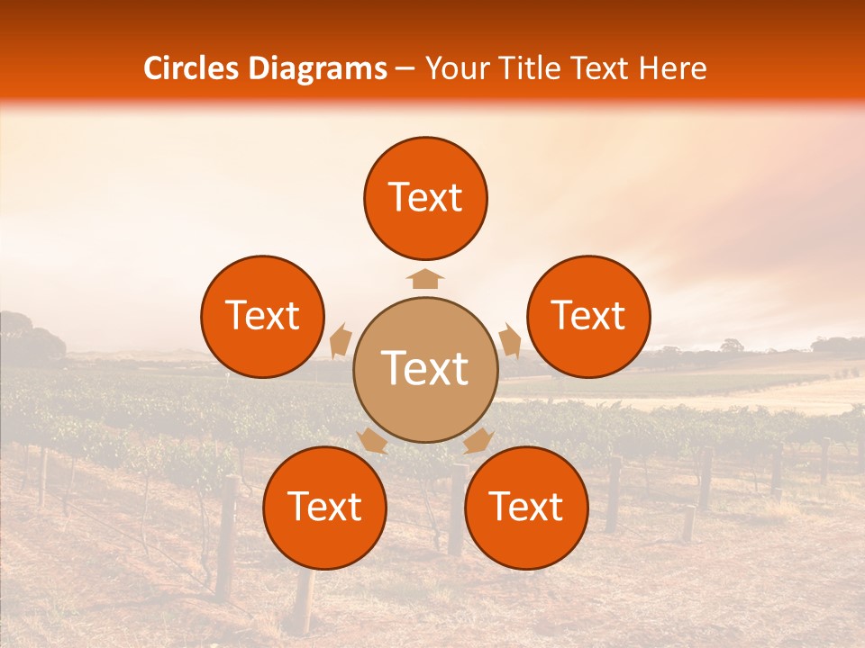 Valley Green Sky PowerPoint Template