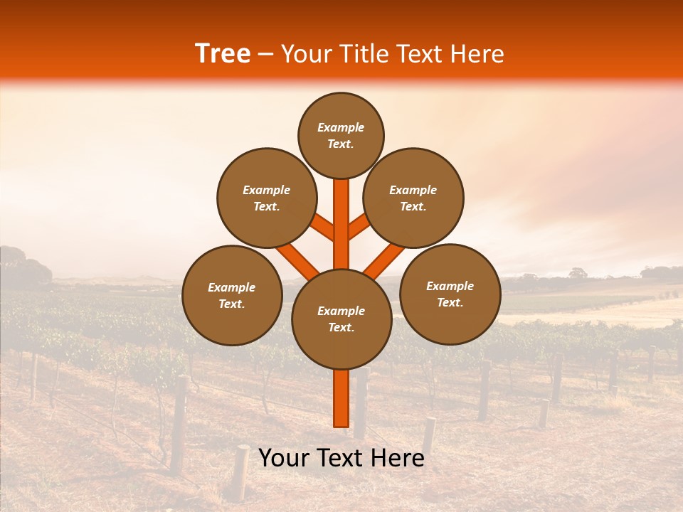 Valley Green Sky PowerPoint Template