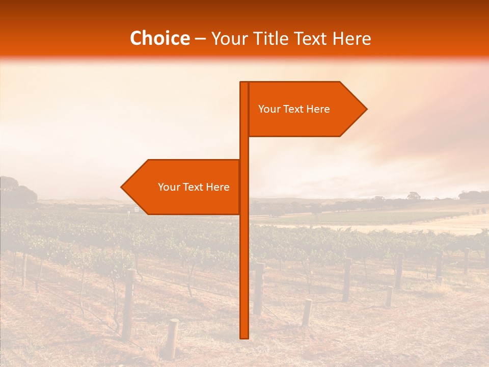 Valley Green Sky PowerPoint Template