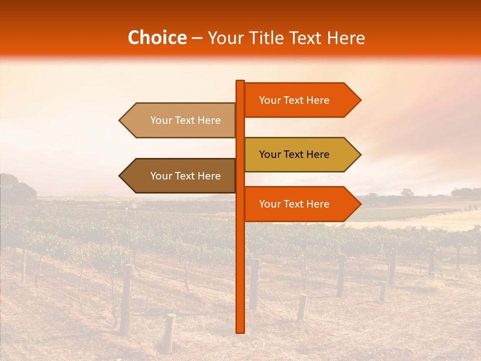 Valley Green Sky PowerPoint Template