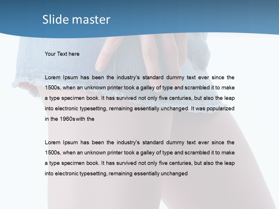 Figure Humor Character PowerPoint Template