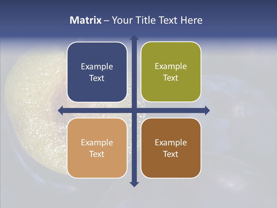 Juicy Health Blue PowerPoint Template