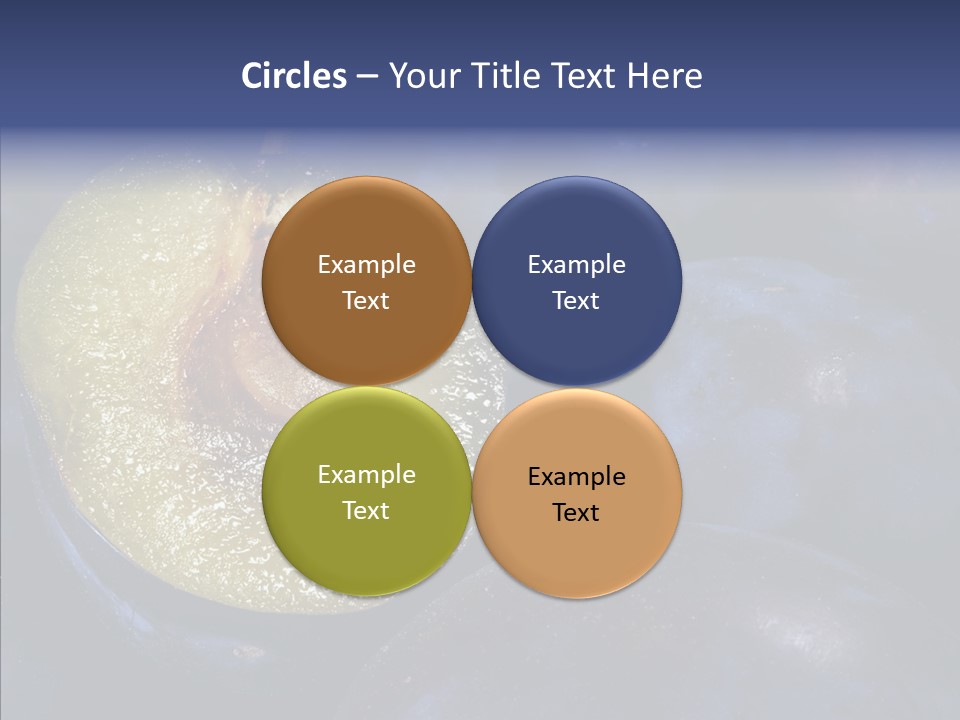 Juicy Health Blue PowerPoint Template