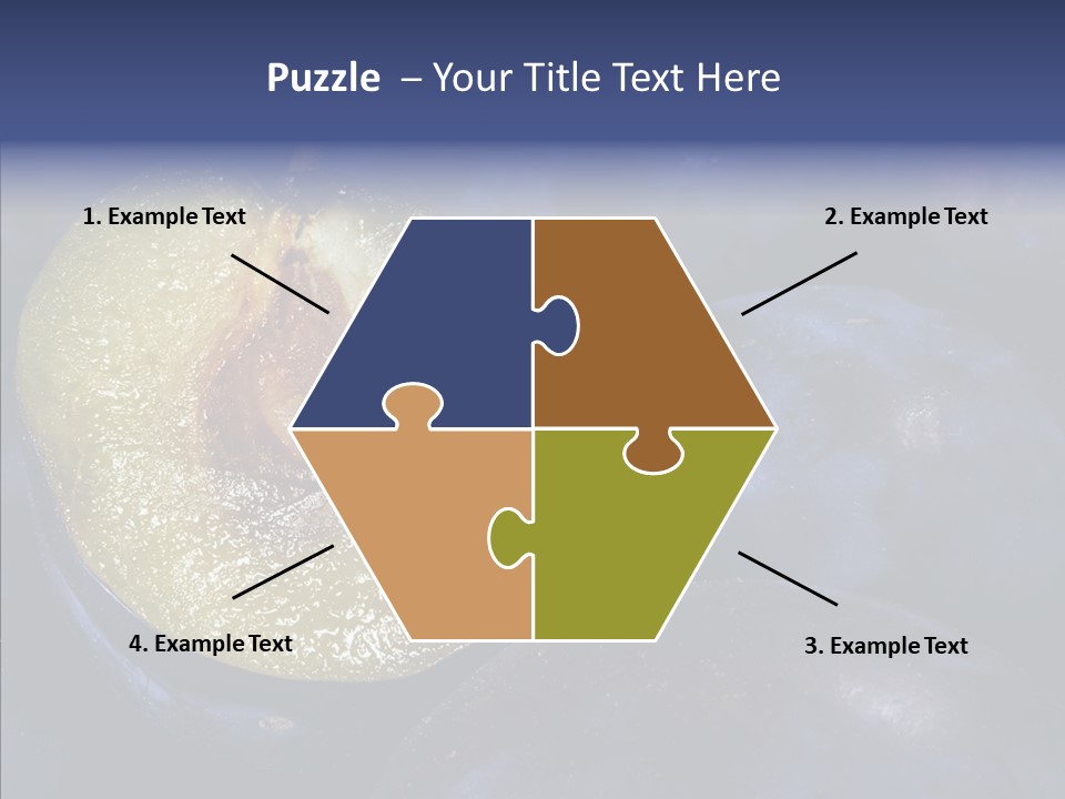 Juicy Health Blue PowerPoint Template