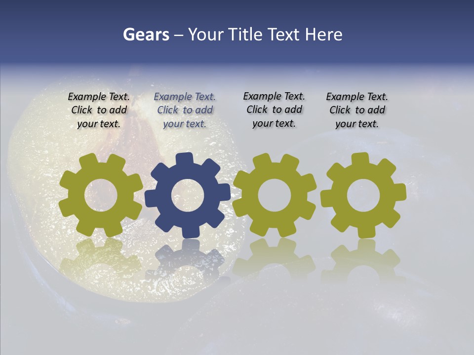 Juicy Health Blue PowerPoint Template