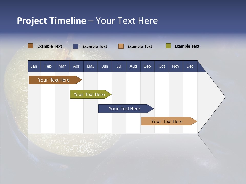 Juicy Health Blue PowerPoint Template
