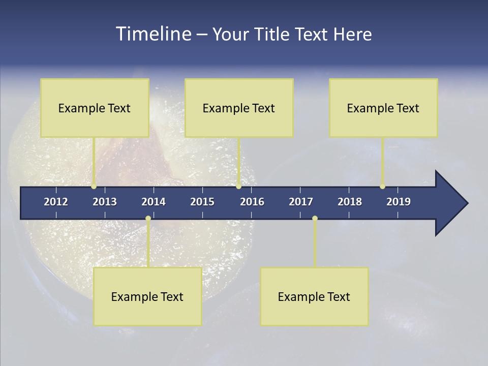 Juicy Health Blue PowerPoint Template