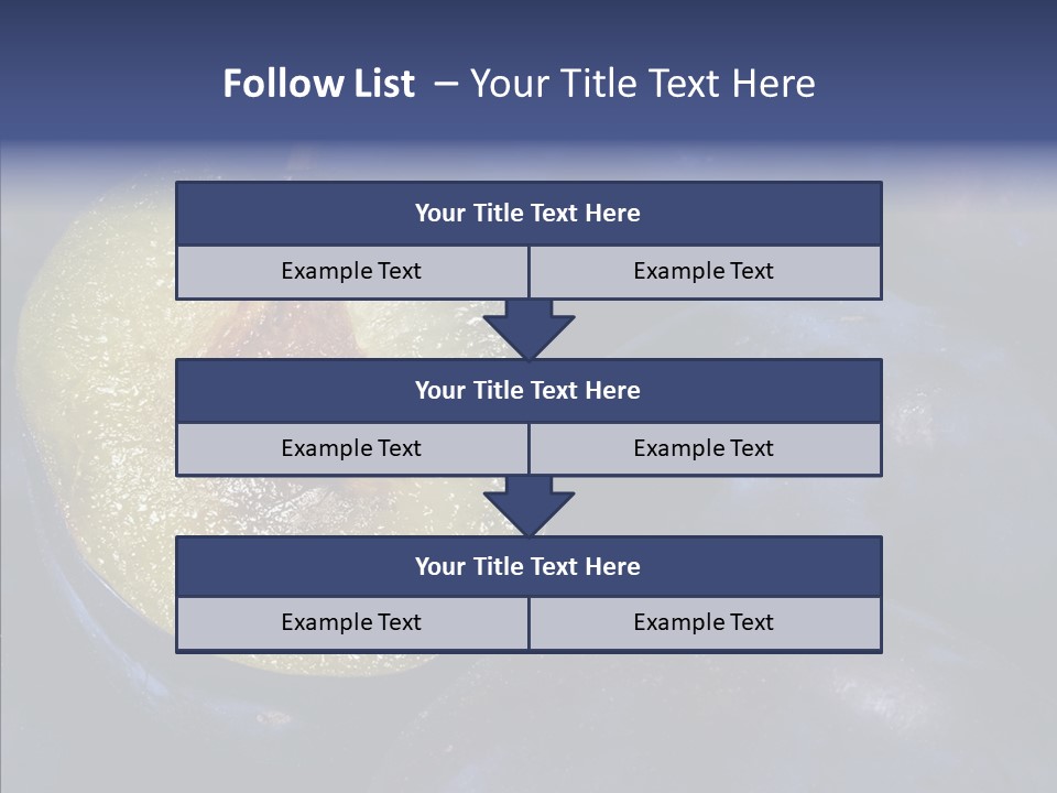Juicy Health Blue PowerPoint Template