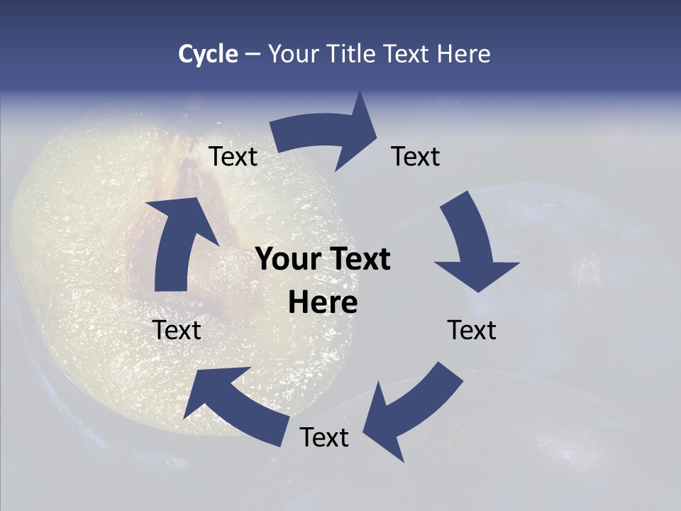 Juicy Health Blue PowerPoint Template