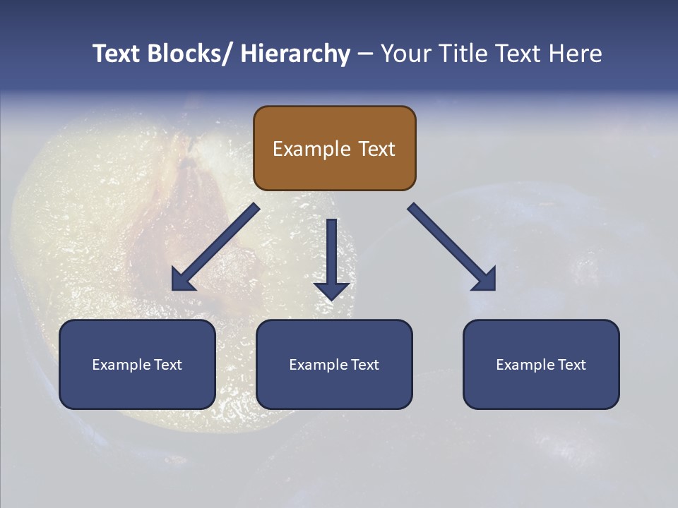 Juicy Health Blue PowerPoint Template