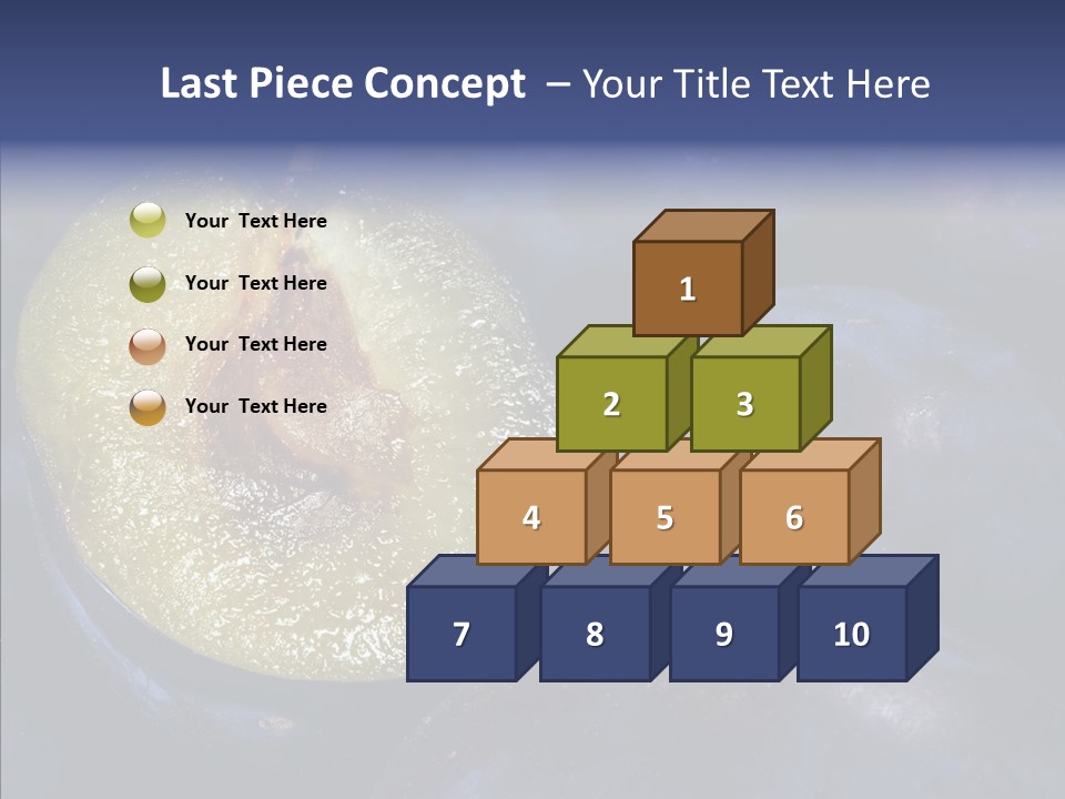 Juicy Health Blue PowerPoint Template