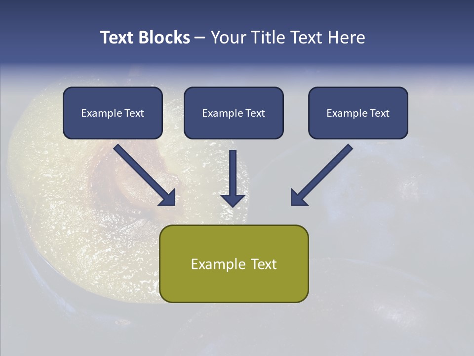 Juicy Health Blue PowerPoint Template
