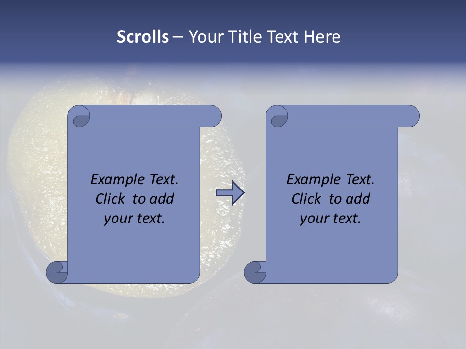 Juicy Health Blue PowerPoint Template