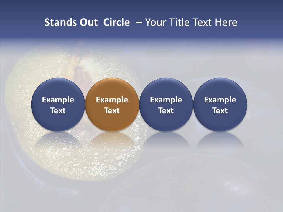 Juicy Health Blue PowerPoint Template