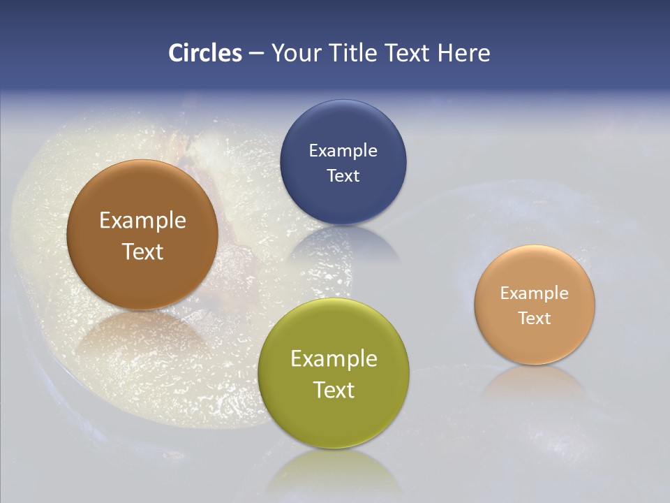 Juicy Health Blue PowerPoint Template