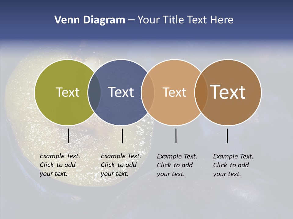 Juicy Health Blue PowerPoint Template