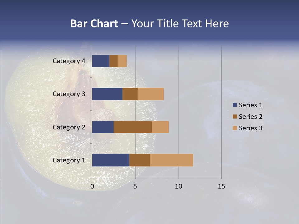 Juicy Health Blue PowerPoint Template