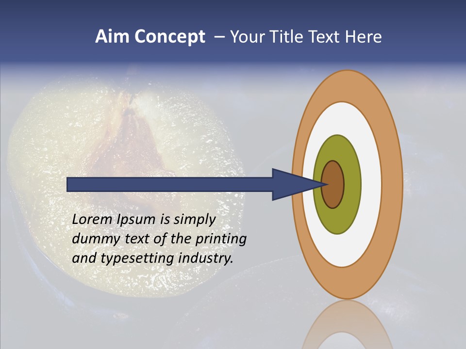 Juicy Health Blue PowerPoint Template