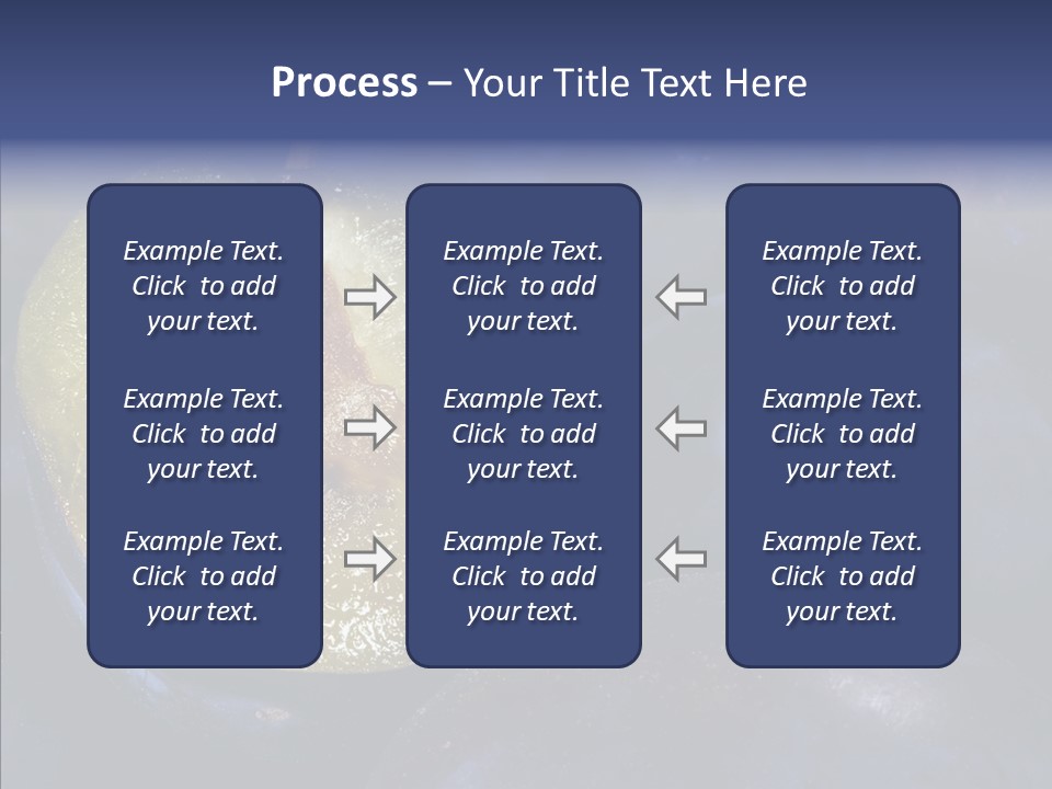 Juicy Health Blue PowerPoint Template