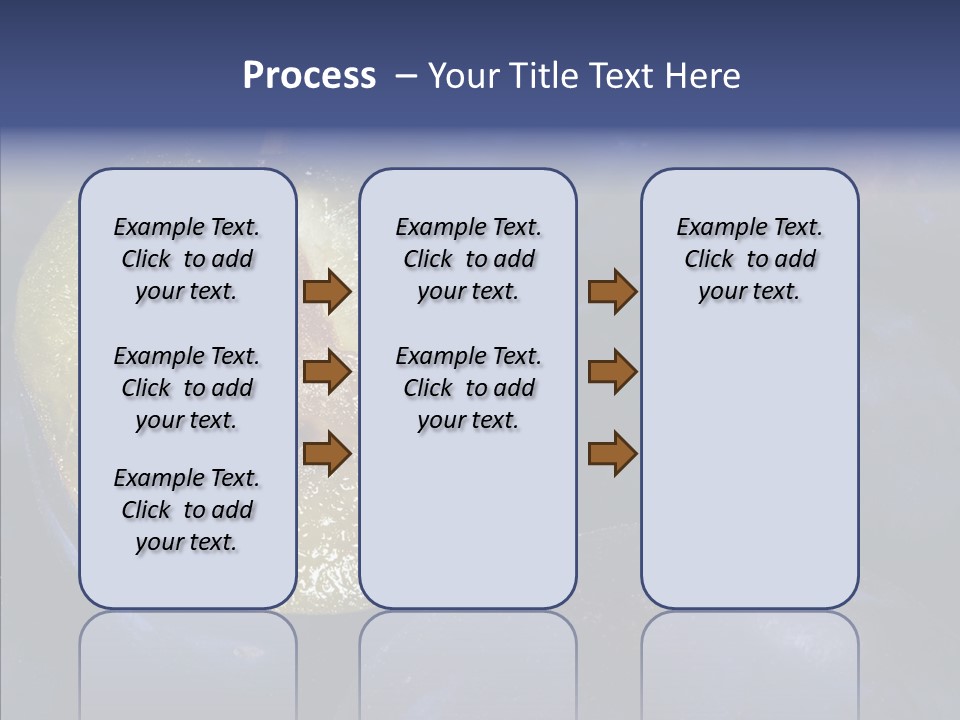 Juicy Health Blue PowerPoint Template