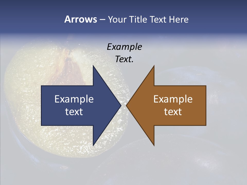 Juicy Health Blue PowerPoint Template