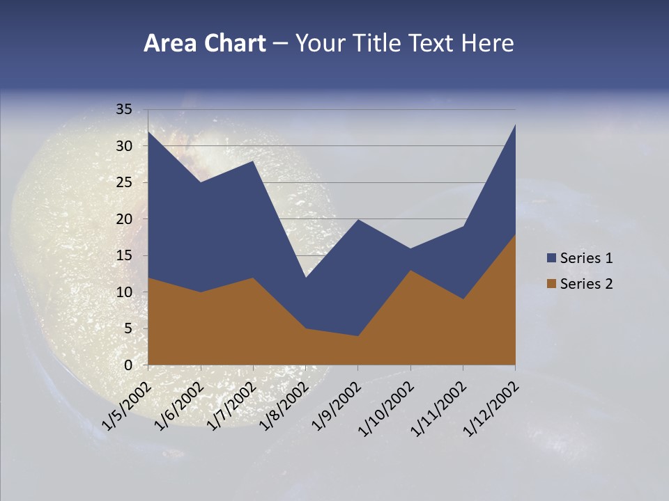 Juicy Health Blue PowerPoint Template