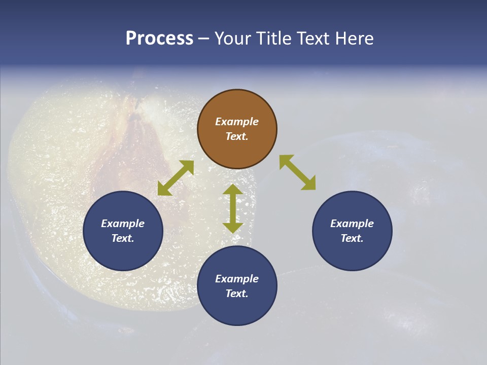 Juicy Health Blue PowerPoint Template