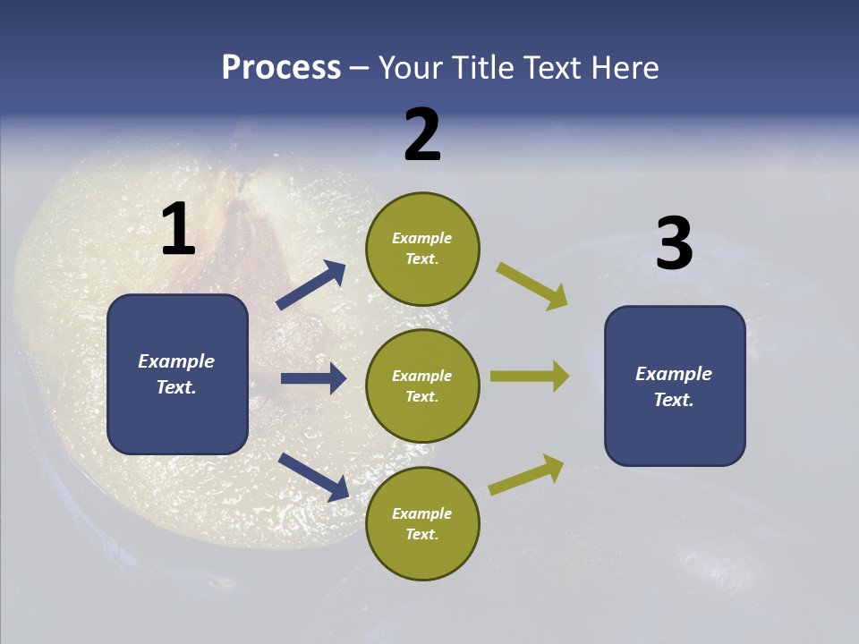 Juicy Health Blue PowerPoint Template