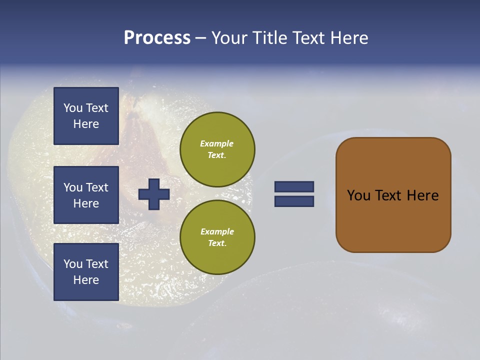 Juicy Health Blue PowerPoint Template
