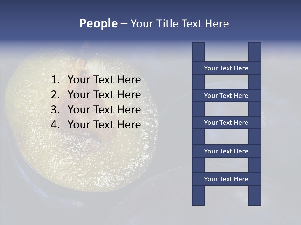 Juicy Health Blue PowerPoint Template