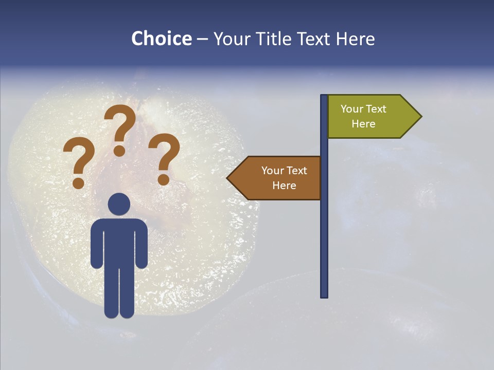 Juicy Health Blue PowerPoint Template