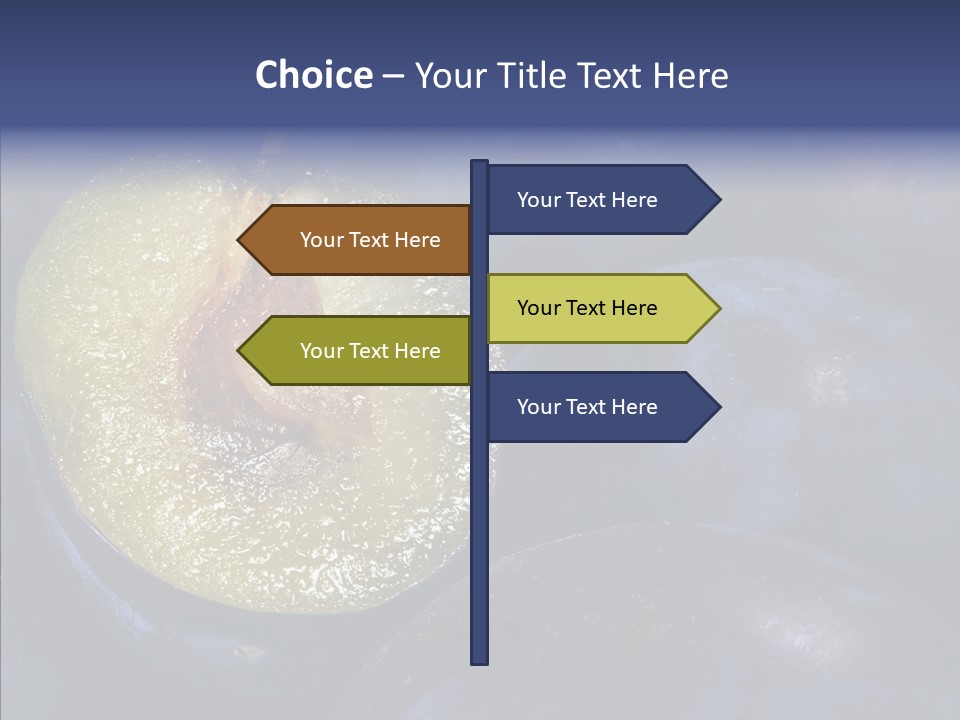 Juicy Health Blue PowerPoint Template