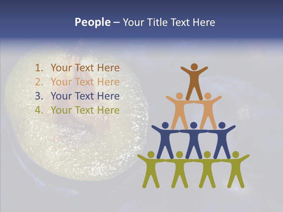 Juicy Health Blue PowerPoint Template