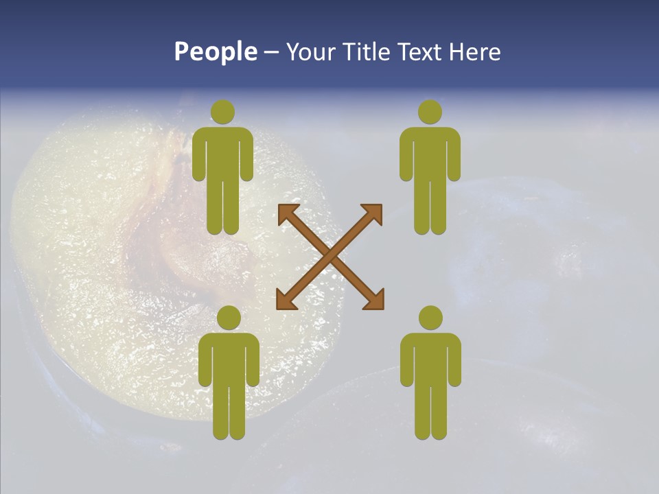 Juicy Health Blue PowerPoint Template