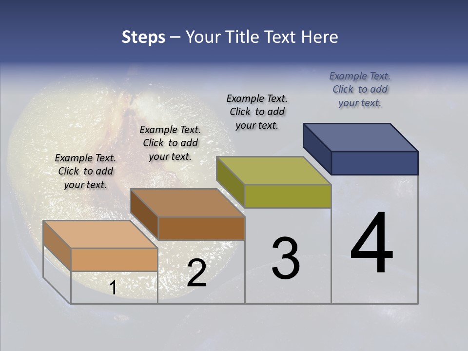 Juicy Health Blue PowerPoint Template