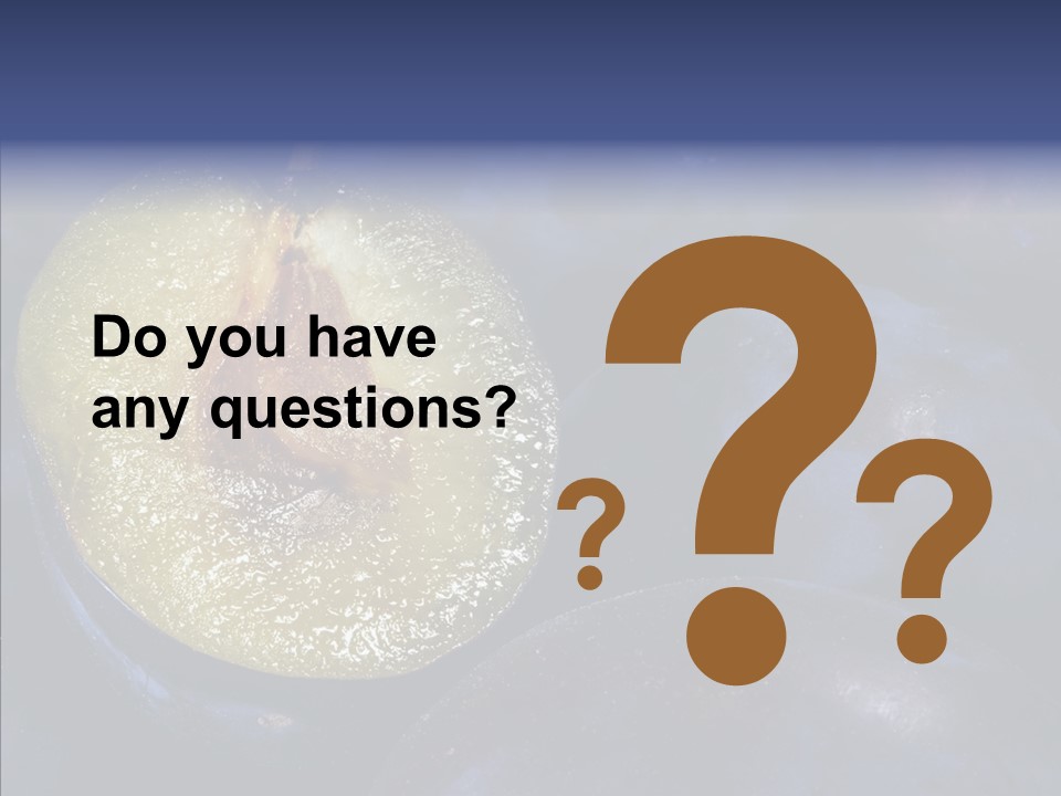 Juicy Health Blue PowerPoint Template