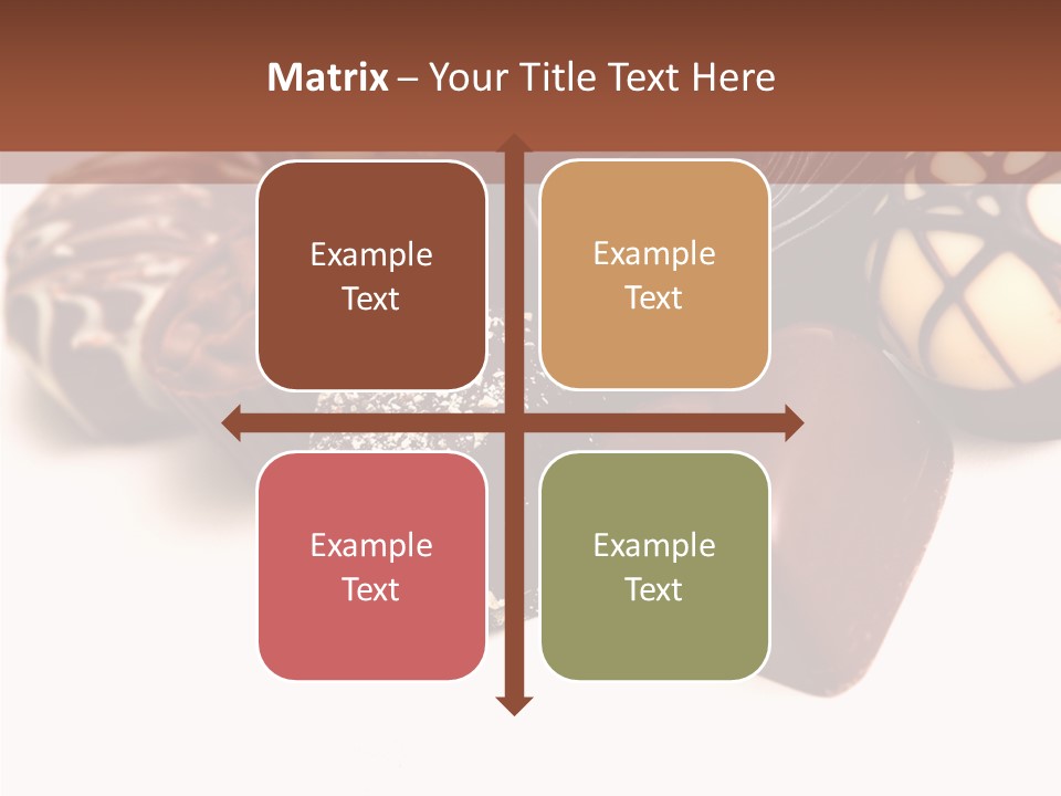 Milk Sweets Dessert PowerPoint Template