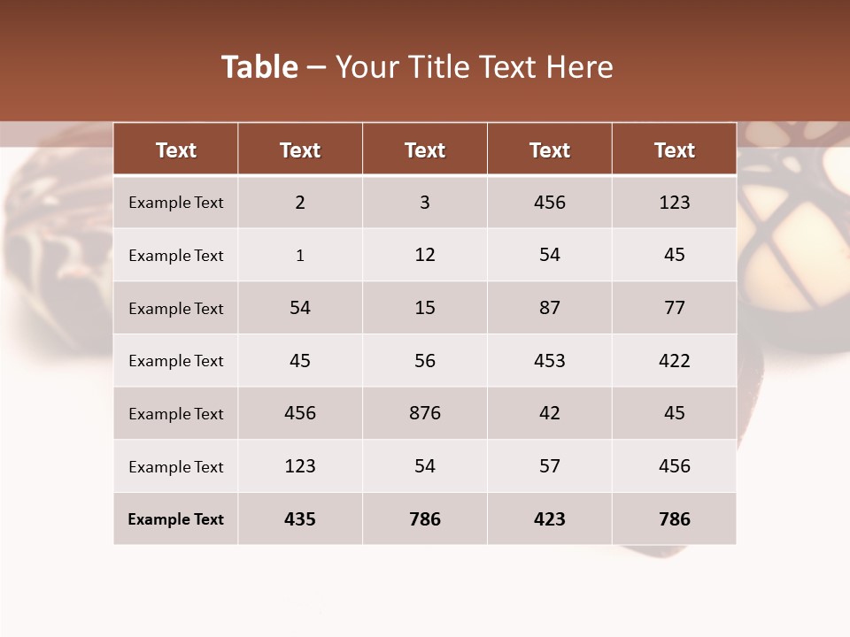 Milk Sweets Dessert PowerPoint Template