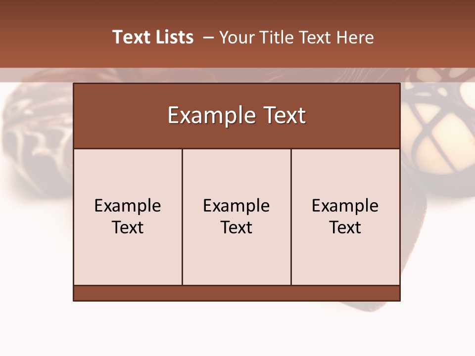 Milk Sweets Dessert PowerPoint Template