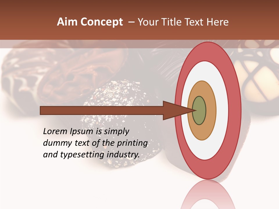 Milk Sweets Dessert PowerPoint Template