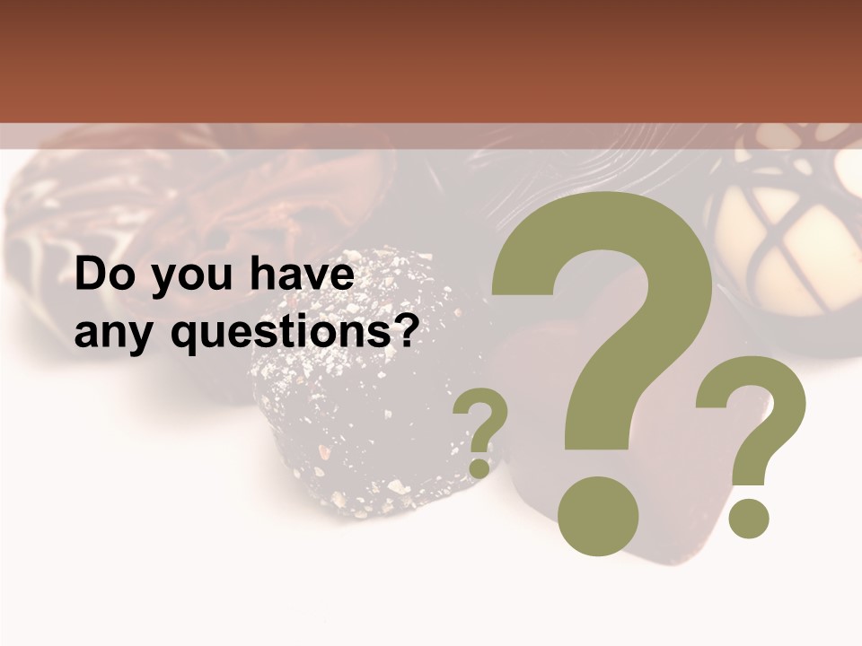 Milk Sweets Dessert PowerPoint Template