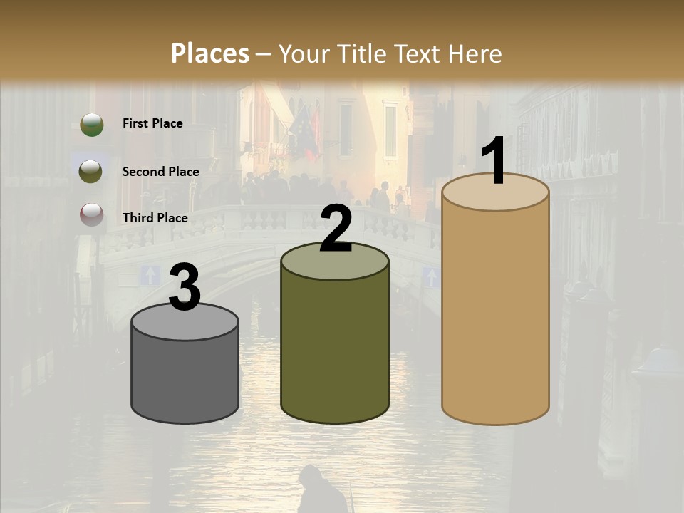 Water Favorite Venice PowerPoint Template