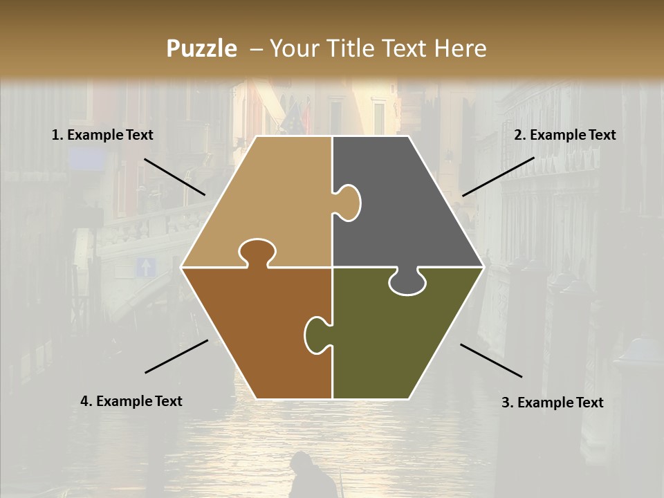 Water Favorite Venice PowerPoint Template