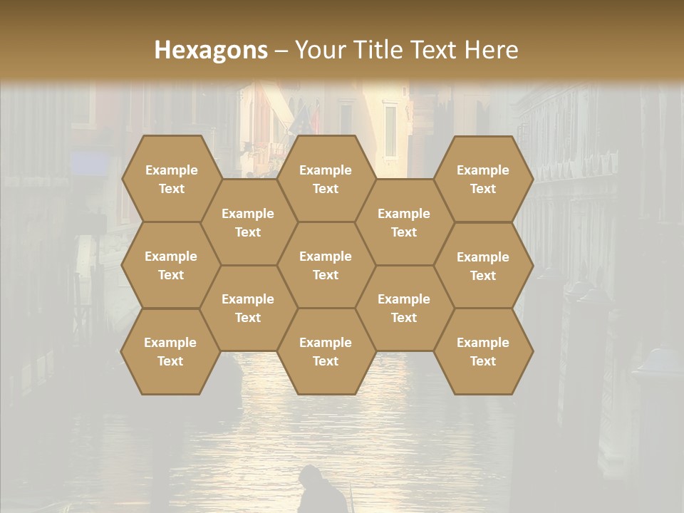 Water Favorite Venice PowerPoint Template