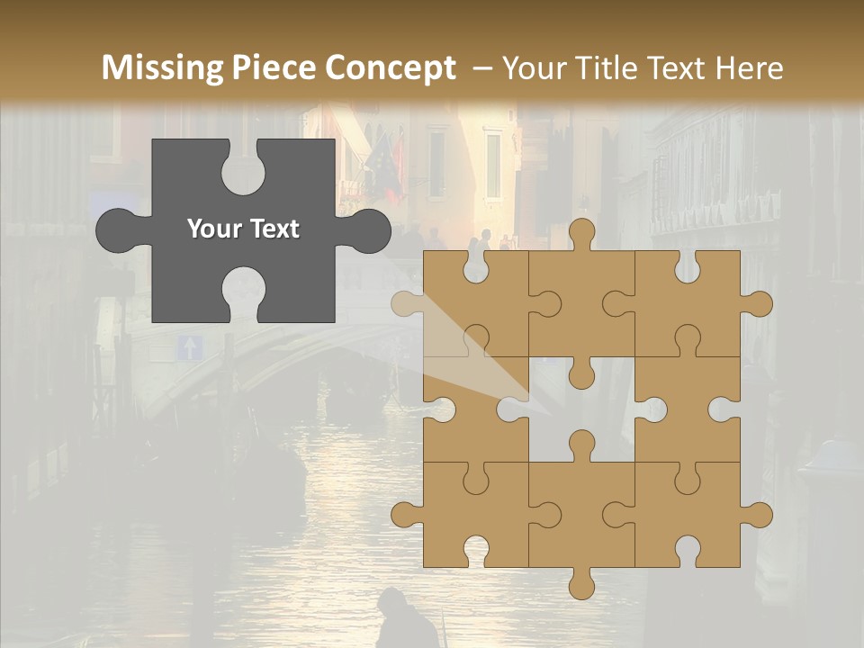 Water Favorite Venice PowerPoint Template