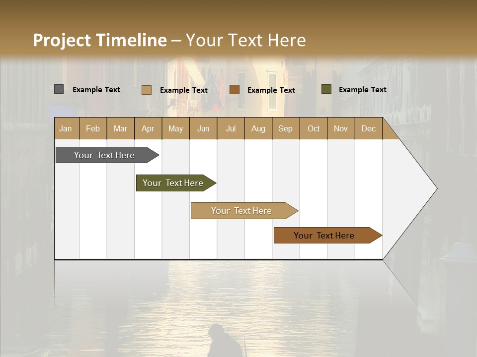 Water Favorite Venice PowerPoint Template