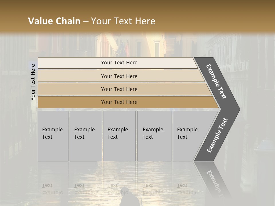 Water Favorite Venice PowerPoint Template